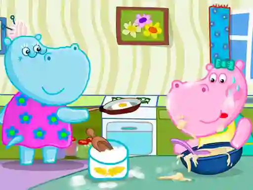 Lojë Hippo Cooking School në internet