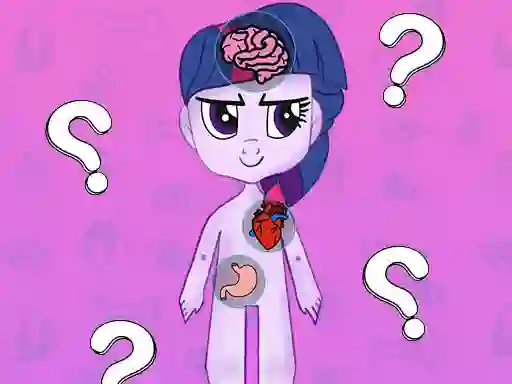 Lojë My Little Pony Learning The Body në internet
