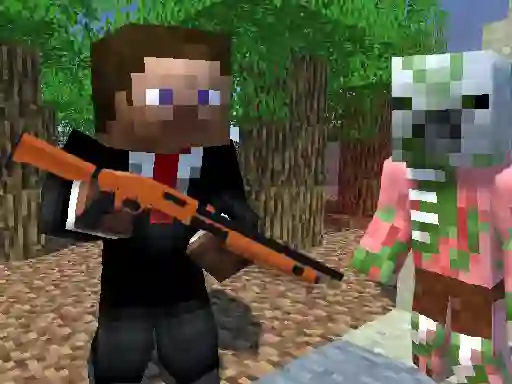 Lojë Zombie Shooter Survival në internet