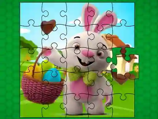 Lojë Easter Bunny Eggs Jigsaw në internet
