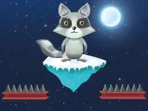 Lojë Jumping Raccoon në internet