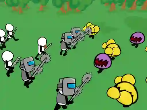 Lojë Stickman Gun Battle Simulator në internet