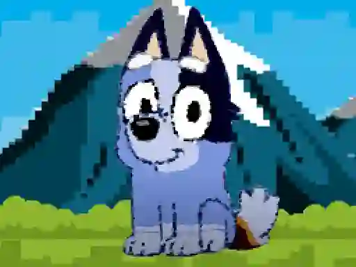 Lojë Bluey dog pixal në internet