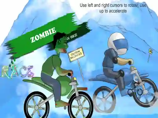 Lojë Motocross Zombie në internet
