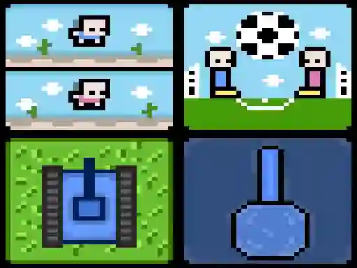 Lojë 4 Games For 2 Players në internet
