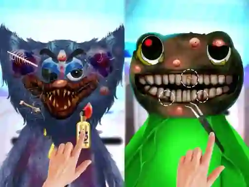 Lojë Huggy ASMR Monster Makeover në internet