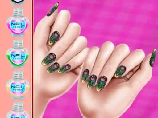Lojë Royal Theme Nail Art DIY në internet