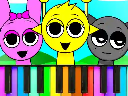 Lojë Sprunki Piano Explorer në internet