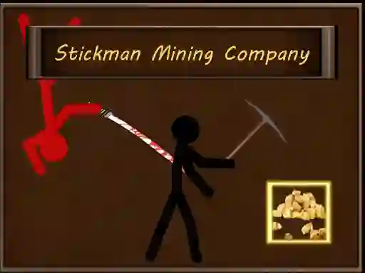 Lojë Stickman mining Company në internet