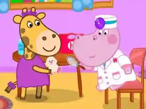 Lojë Hippo Toy Doctor Sim në internet
