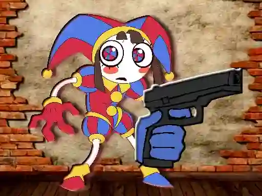 Lojë Pomni Maze Shooter në internet