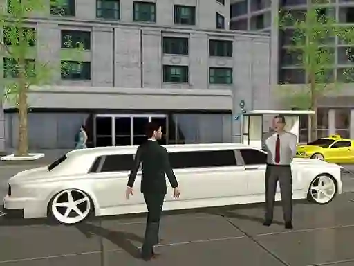 Lojë Limo Taxi Driving Simulator: Limousine Car Games në internet