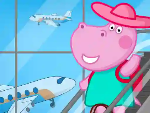 Lojë Hippo Family Airport Adventure në internet