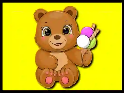 Lojë Cute Bear Memory në internet