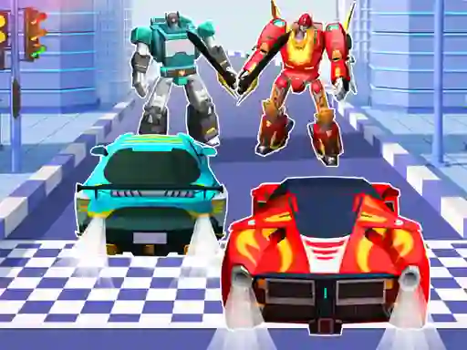 Lojë Car Robot Transform Fight në internet