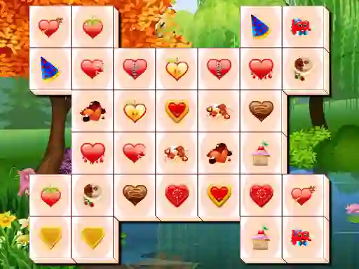 Lojë Valentines Day Mahjong në internet