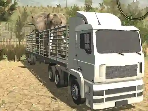 Lojë Offroad Truck Animal Transporter në internet