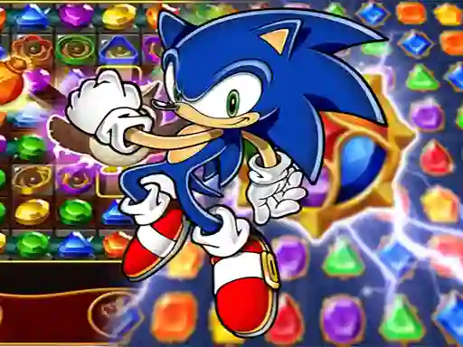 Lojë Sonic Gold Match 3 në internet