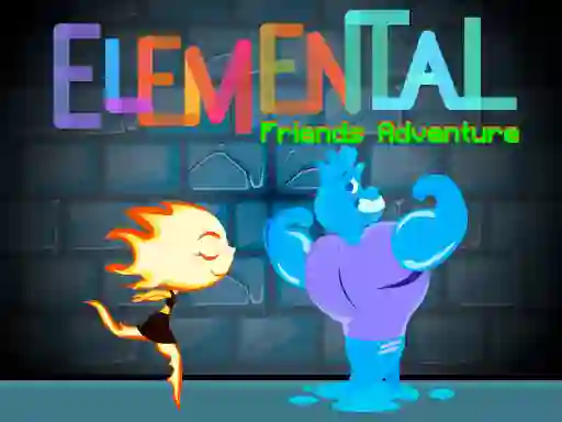 Lojë Elemental Friends Adventure në internet