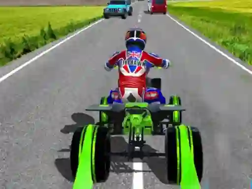 Lojë Quad ATV Traffic Racer në internet