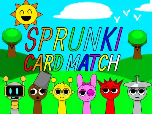 Lojë Sprunki Card Match në internet