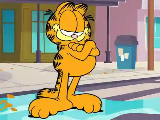 Lojë Garfield Jigsaw Puzzle në internet
