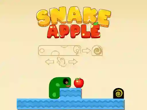 Lojë Snake Apple në internet