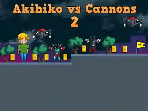 Lojë Akihiko vs Cannons 2 në internet