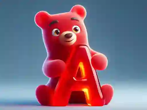 Lojë Gummy Letter Pop në internet