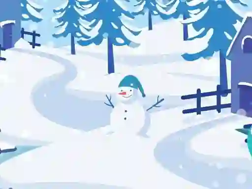 Lojë Happy Snowman Hidden në internet