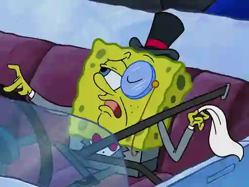 Lojë Spongebob Driving Test Hidden në internet
