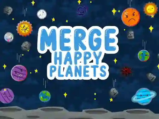 Lojë Merge Happy Planets në internet