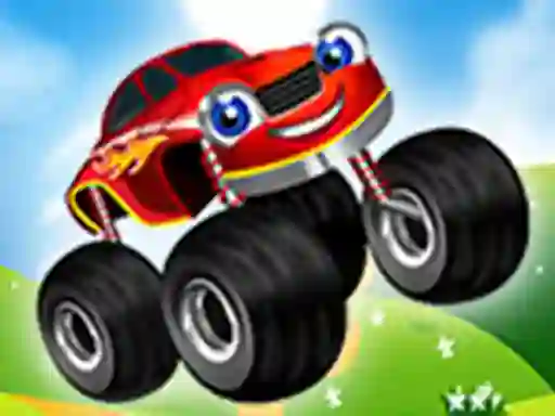 Lojë Monster Trucks Kids Racing në internet