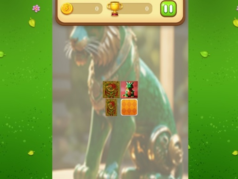 Lojë Ndeshja e kujtesës kineze Dragon Jade Memory në internet