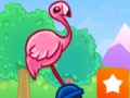 Lojë Zog flamingo surfer  në internet