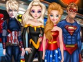 Lojë Princeshat Stili i Marvel ose DC në internet