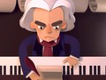 Lojë Beethoven Google Doodle në internet