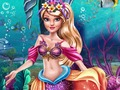 Lojë Ellie Mermaid vs Princess në internet