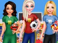 Lojë BFF Princess Vote Për Futbollin 2018  në internet