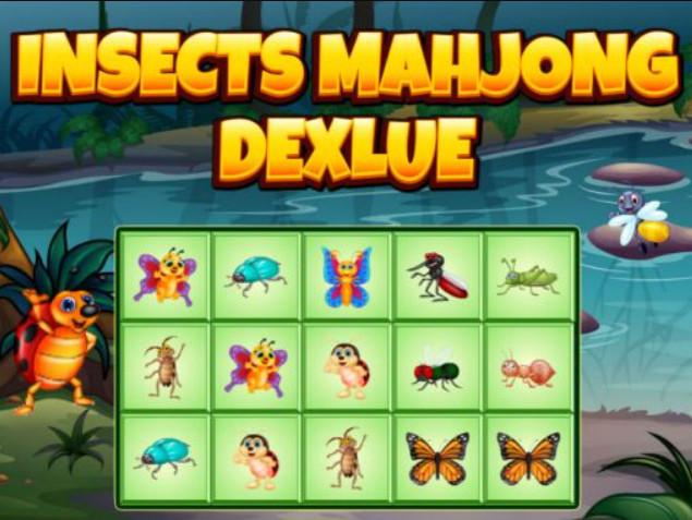 Lojë Insektet Mahjong Deluxe  në internet