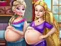 Lojë Princesses Gëzuar BFFS Shtatzënë  në internet