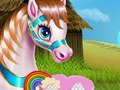 Lojë Tortë me ylber për pony  në internet