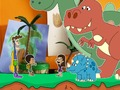 Lojë Aventurat e pecetës! Dinozauri familjar Rex  në internet