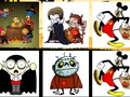 Lojë Halloween: karikaturat  në internet