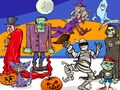 Lojë Gjeni 5 Dallimet Halloween  në internet