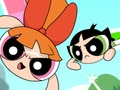 Lojë Vajzat Powerpuff: Bots Smashing në internet