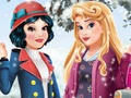 Lojë Aurora dhe Snow White Winter Fashion  në internet