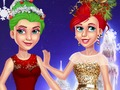 Lojë Pema e Krishtlindjeve Hairstyles frymëzuar  në internet