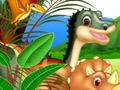 Lojë Puzzles rrëshqitëse Dino  në internet