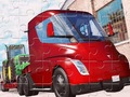Lojë Jigsaw Tesla Truck  në internet